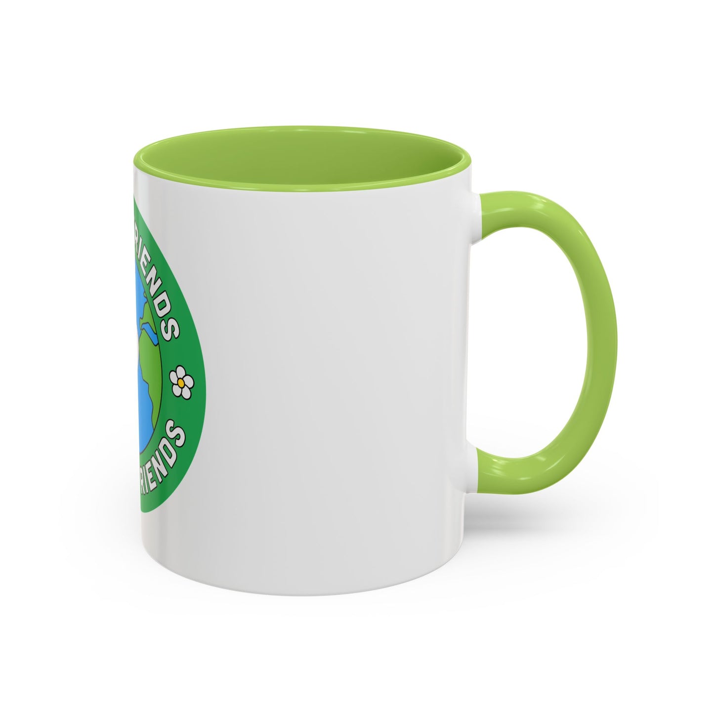 Let's Be Friends Heart Accent Coffee Mug — 11/15oz