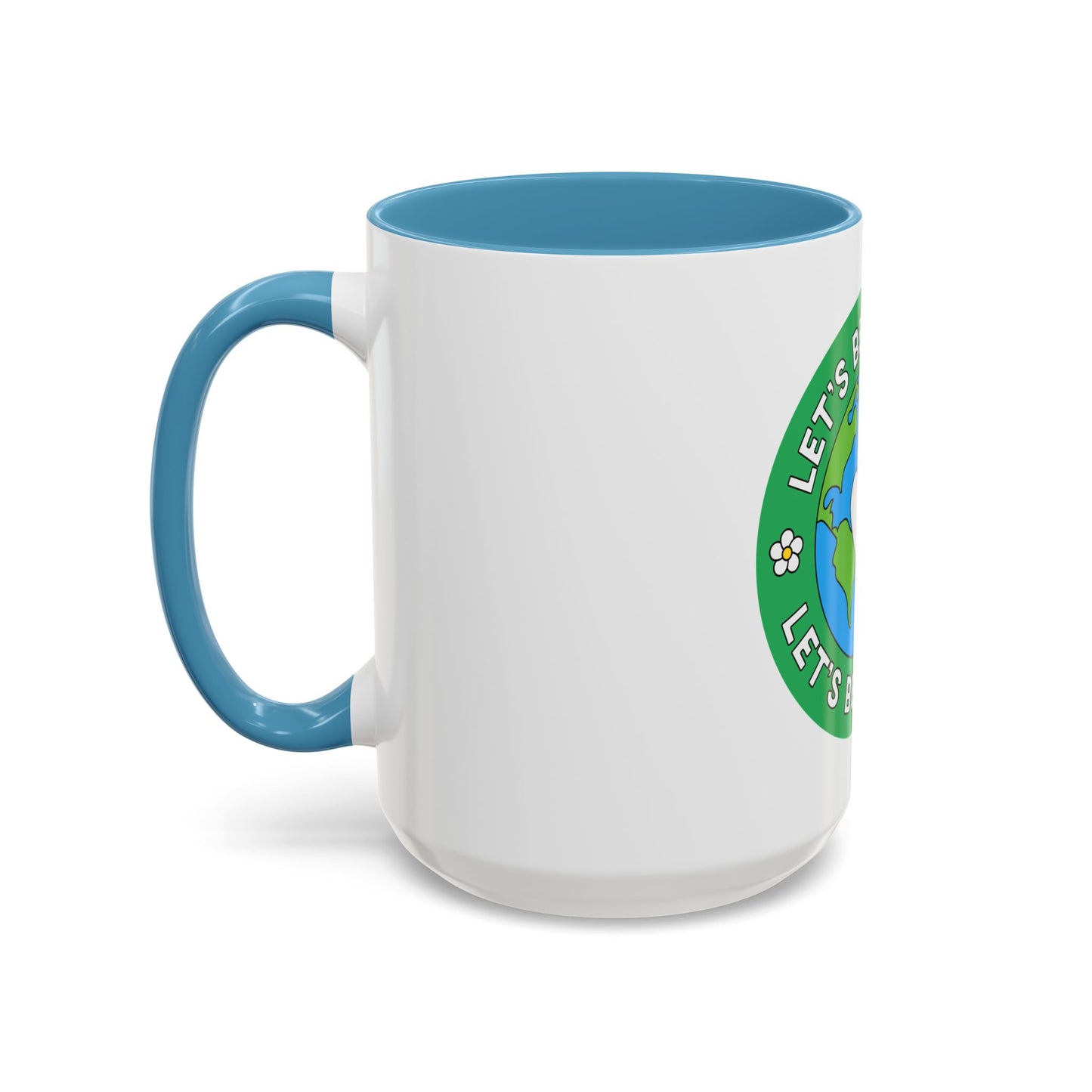 Let's Be Friends Heart Accent Coffee Mug — 11/15oz
