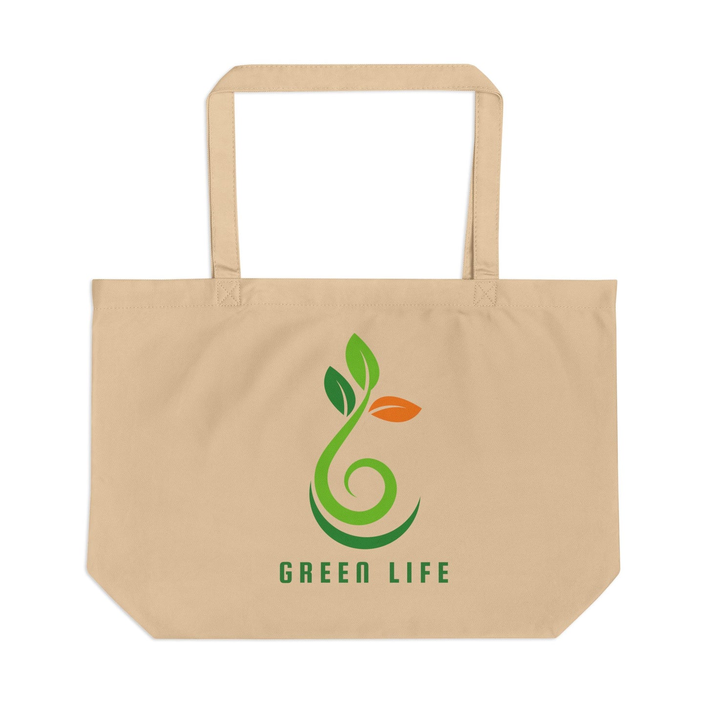 Eco Tote Bag — 'Green Life' / 'Vida Verde' Reusable Market Tote
