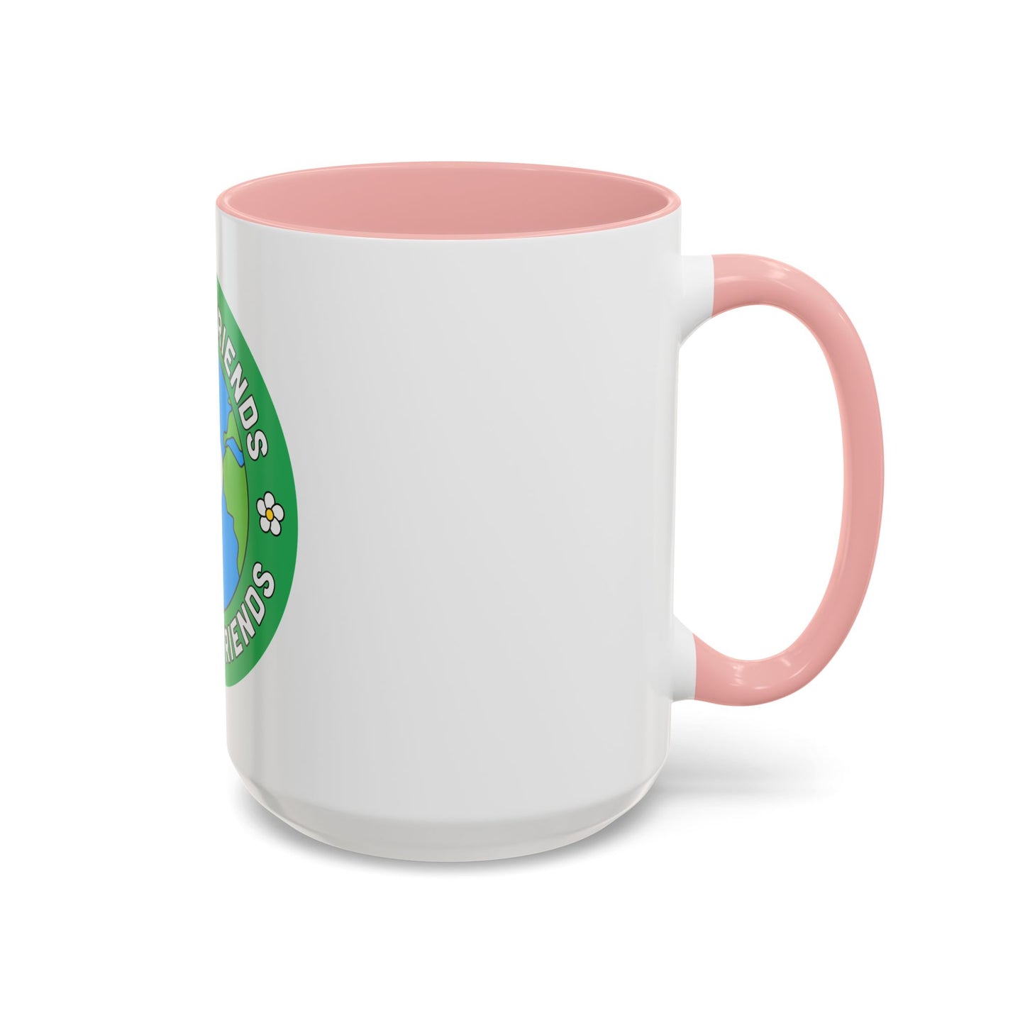 Let's Be Friends Heart Accent Coffee Mug — 11/15oz