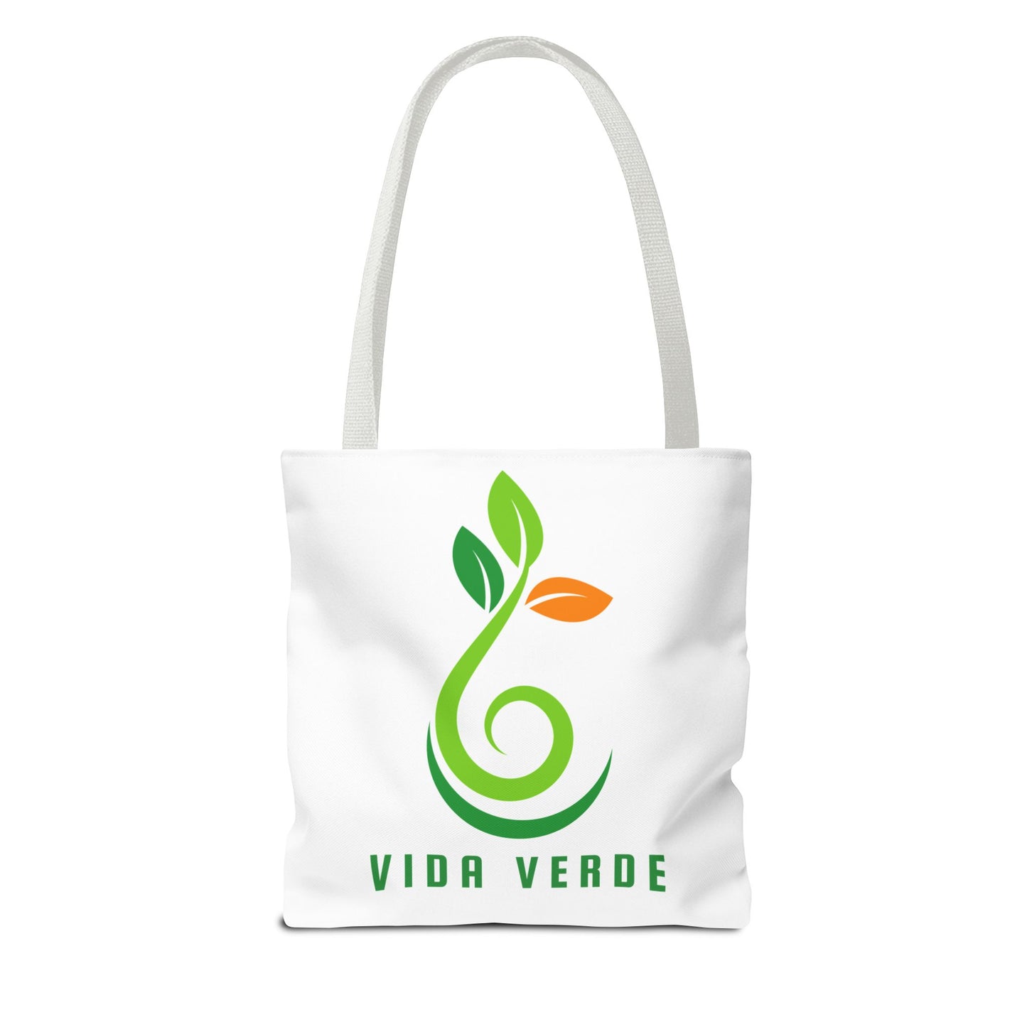 Green Life / Vida Verde Eco Tote Bag – Reusable Organic Plant Logo Shopping Tote