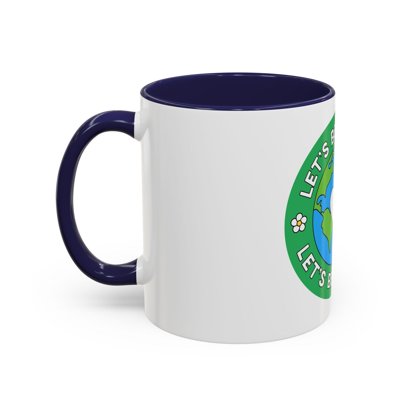 Let's Be Friends Heart Accent Coffee Mug — 11/15oz
