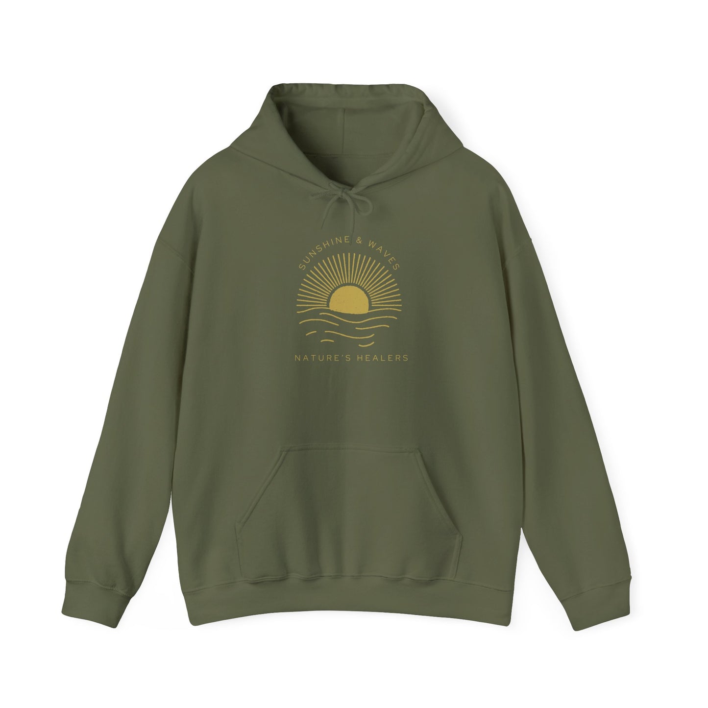 Nature's Healers Unisex Heavy Blend™ Hooded Sweatshirt - Sunshine and Waves