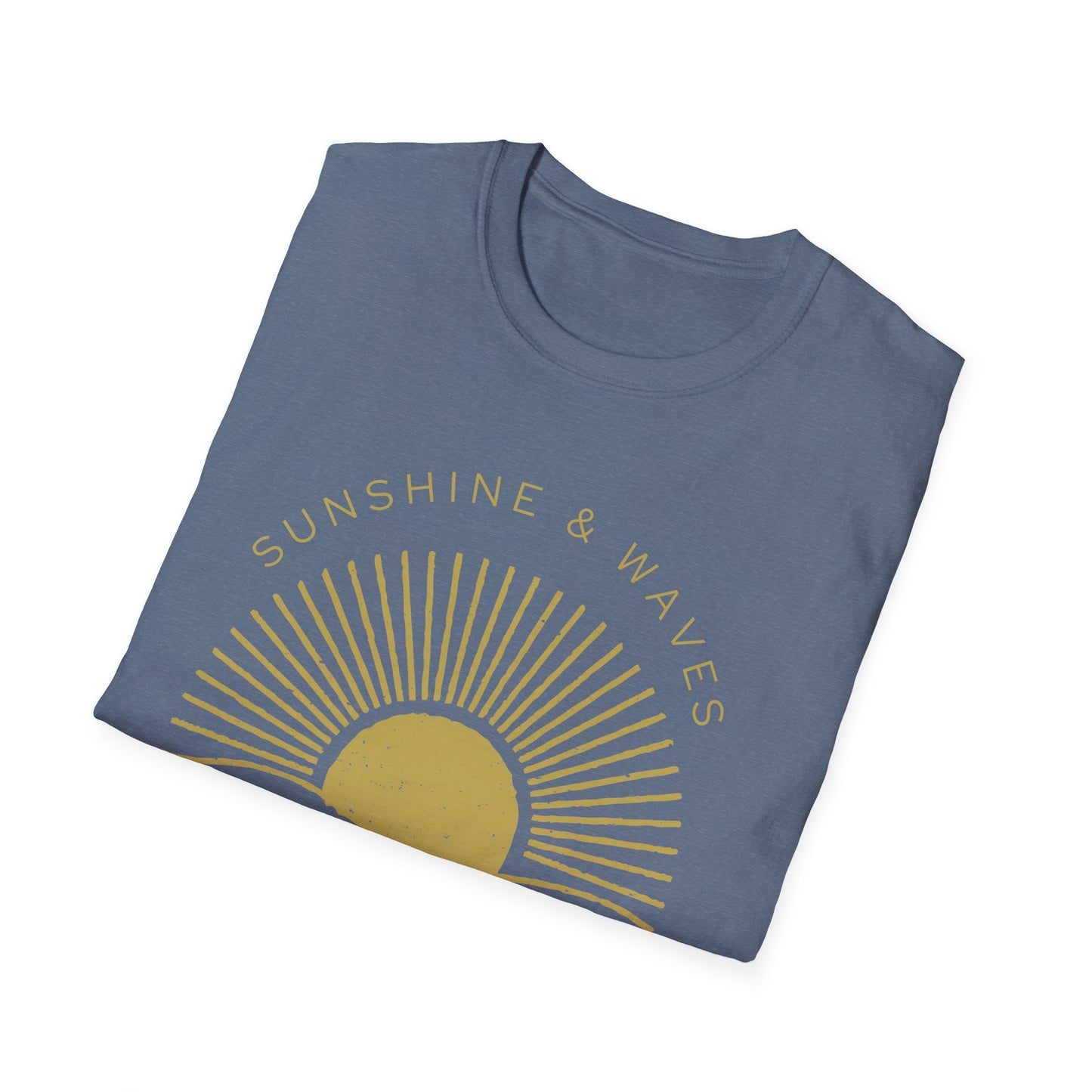 Nature's Healers Unisex T-Shirt - Sunshine and Waves Design