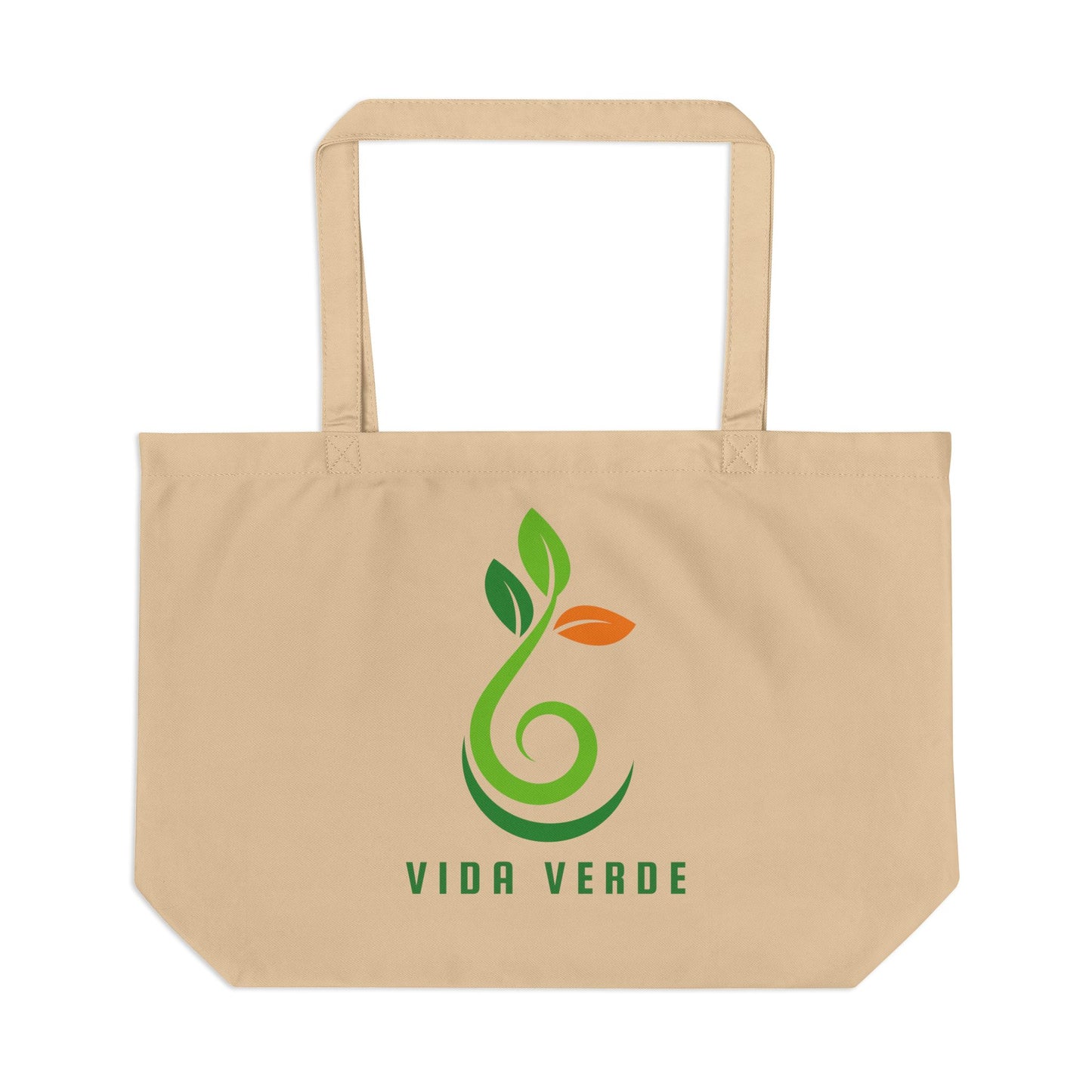 Eco Tote Bag — 'Green Life' / 'Vida Verde' Reusable Market Tote