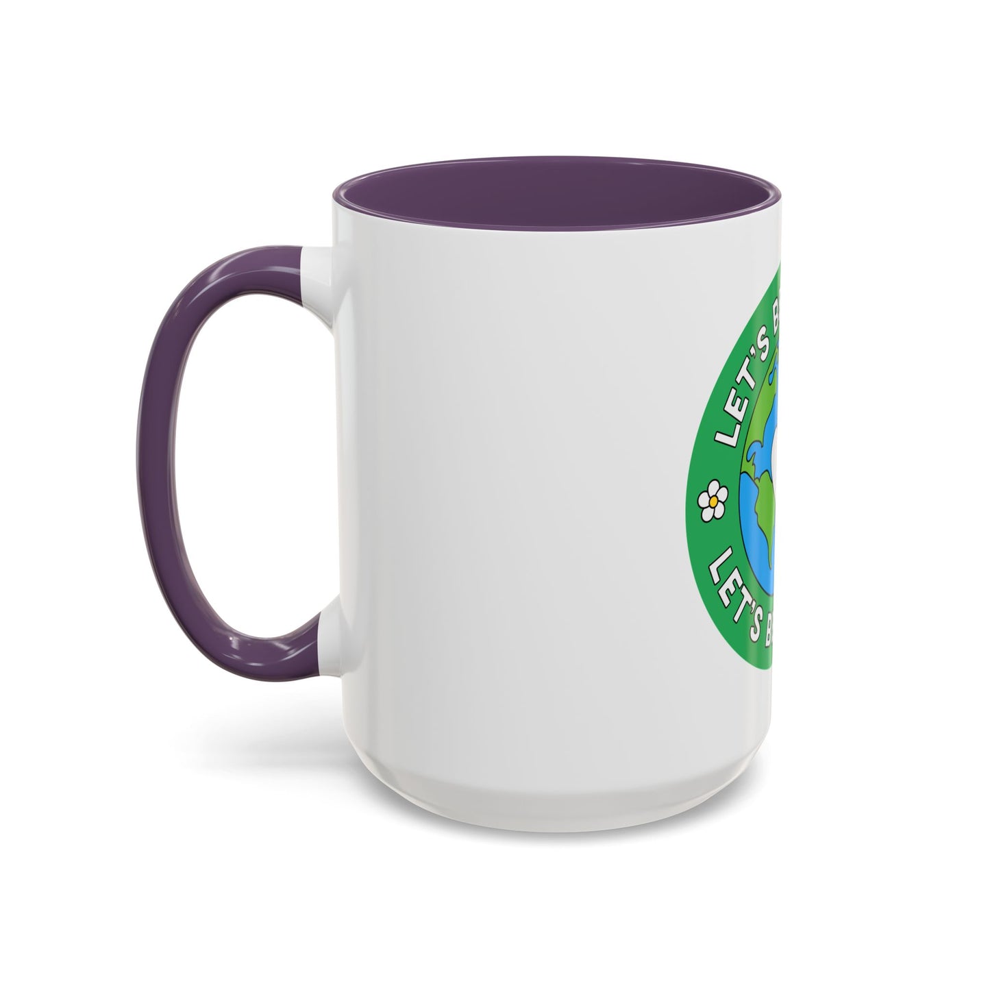 Let's Be Friends Heart Accent Coffee Mug — 11/15oz