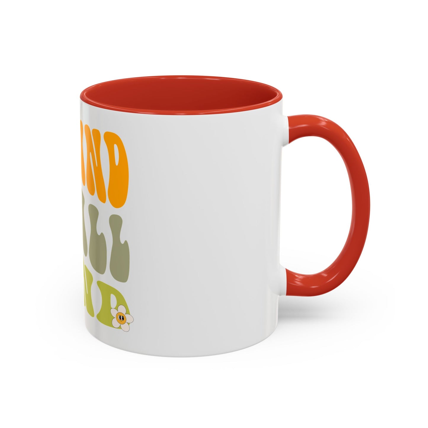 Be Kind To All Kind Coffee Mug — Retro Positive Message Accent Mug