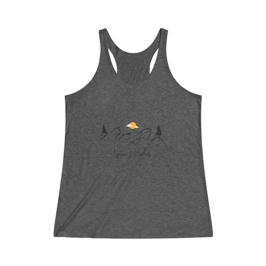 Mountain Sunset Women's Tri-Blend Racerback Tank