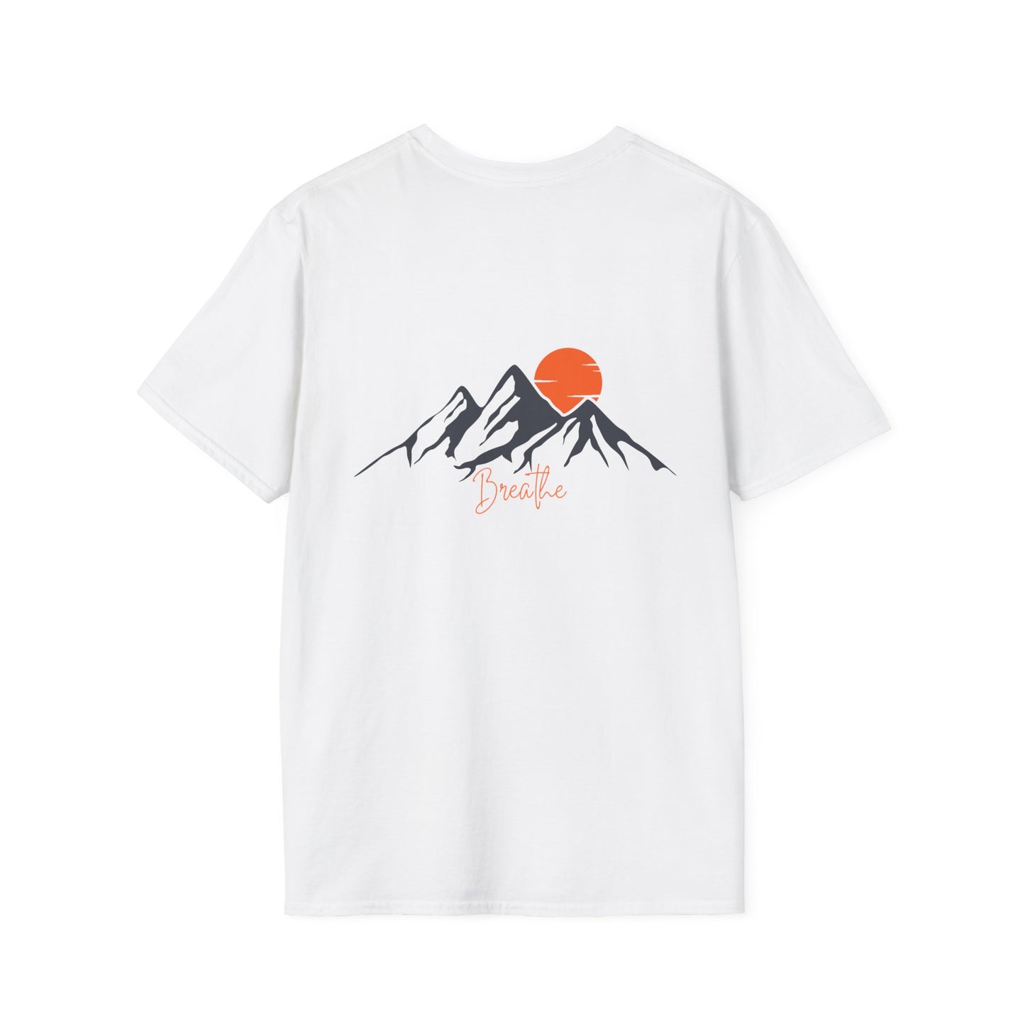 Mountain Breathe Unisex T-Shirt  (Back Print)