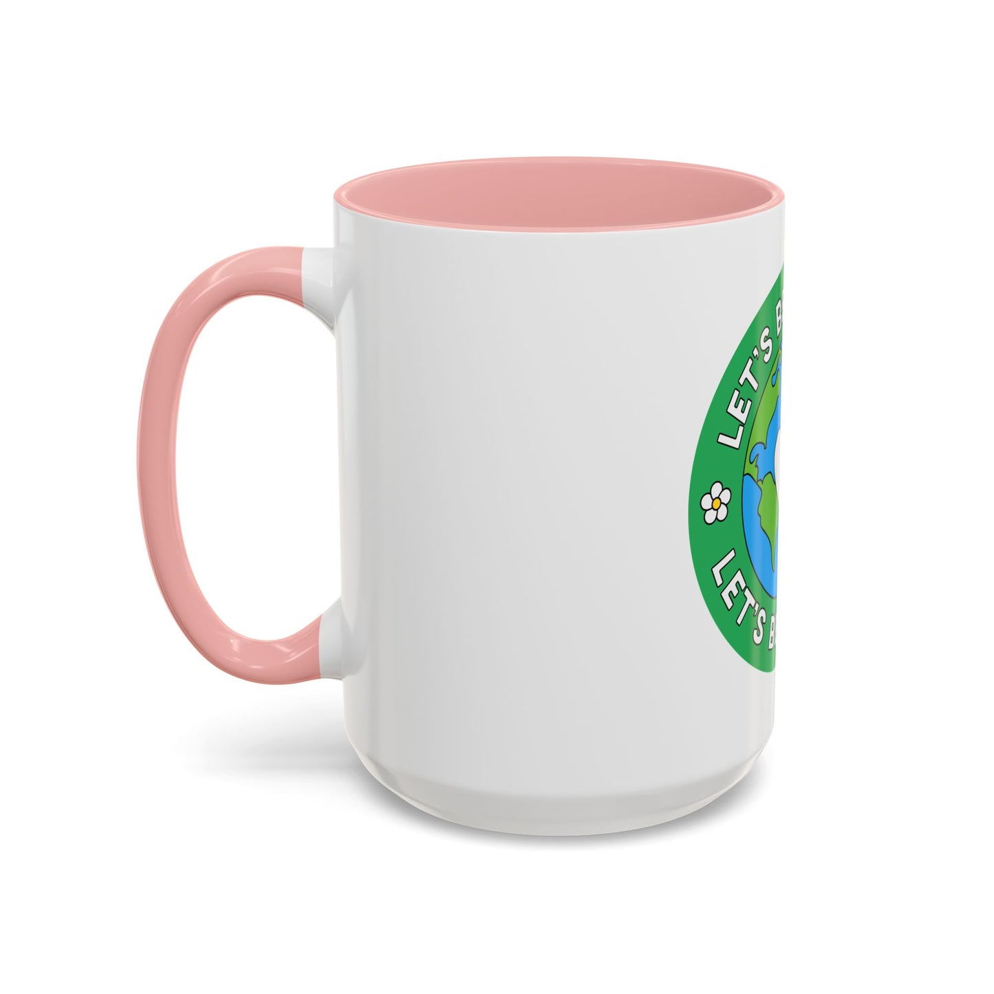 Let's Be Friends Heart Accent Coffee Mug — 11/15oz
