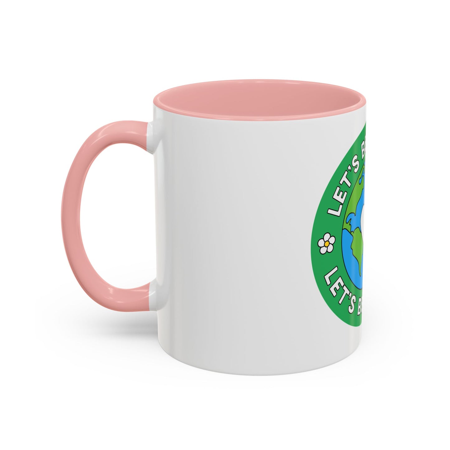 Let's Be Friends Heart Accent Coffee Mug — 11/15oz
