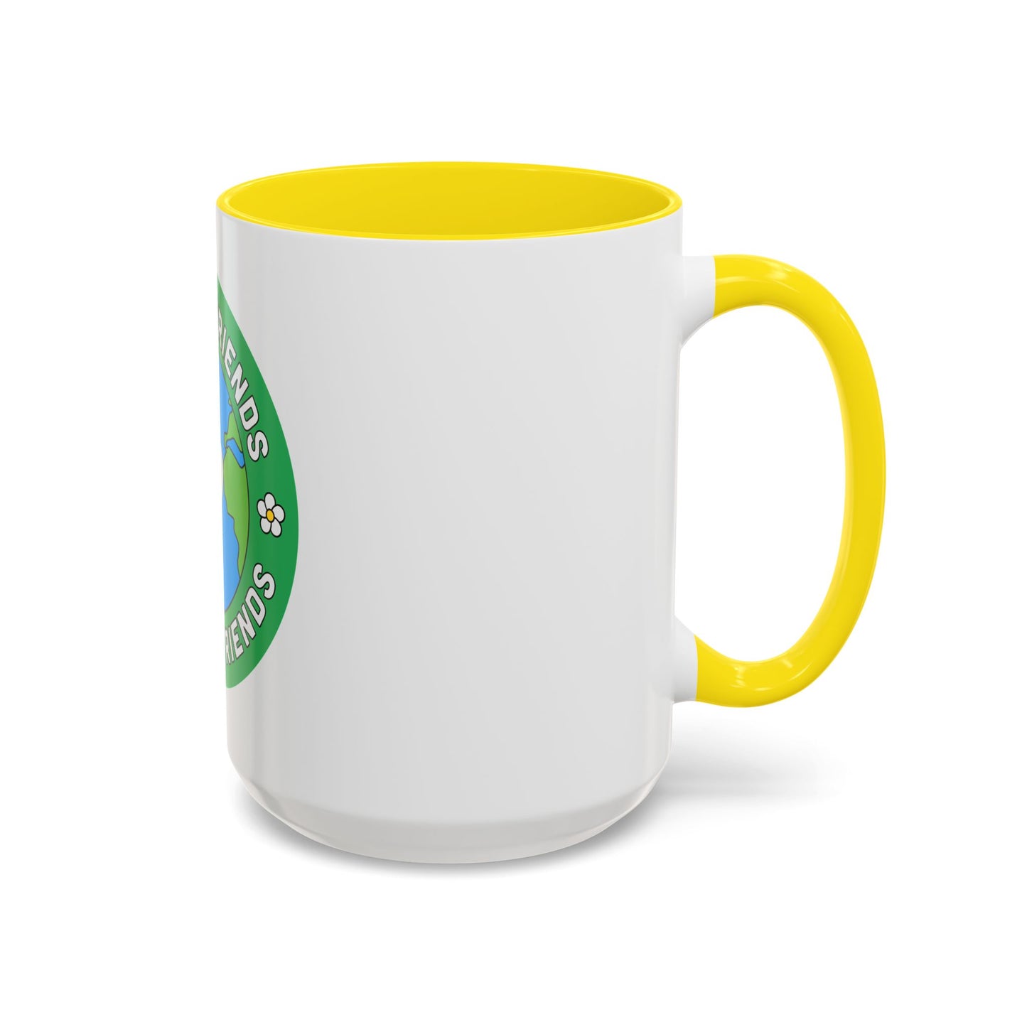 Let's Be Friends Heart Accent Coffee Mug — 11/15oz
