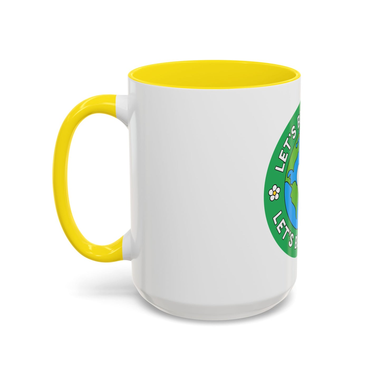 Let's Be Friends Heart Accent Coffee Mug — 11/15oz
