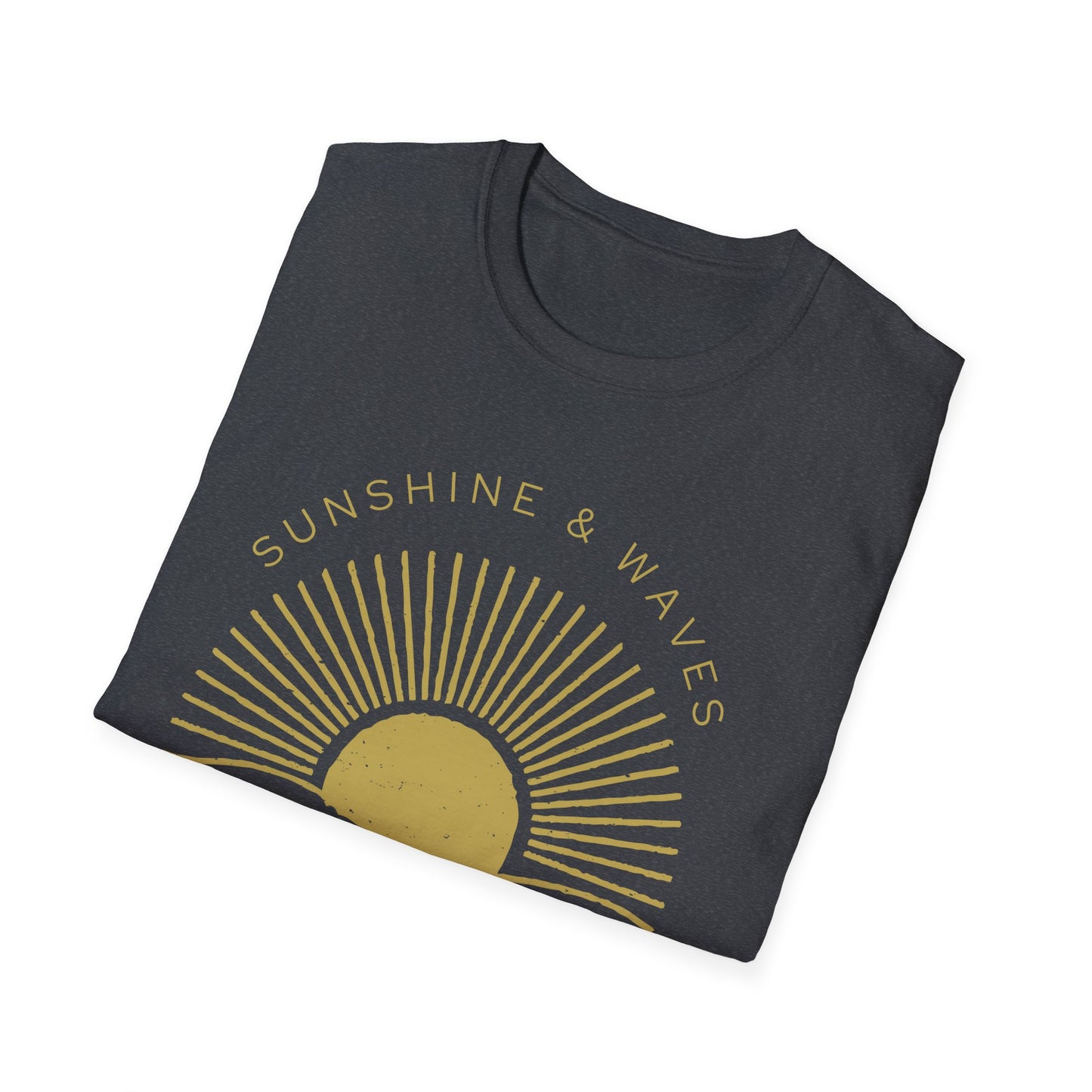 Nature's Healers Unisex T-Shirt - Sunshine and Waves Design