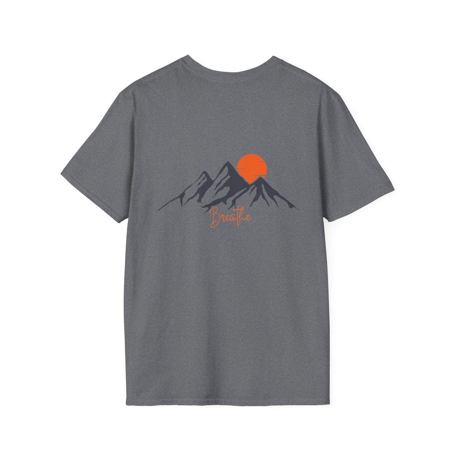Mountain Breathe Unisex T-Shirt  (Back Print)