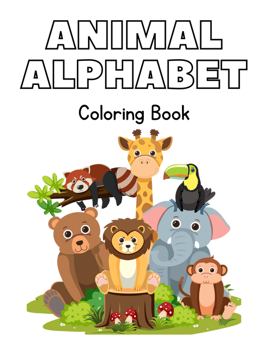 Animal Alphabet Coloring Book: Amazon.com